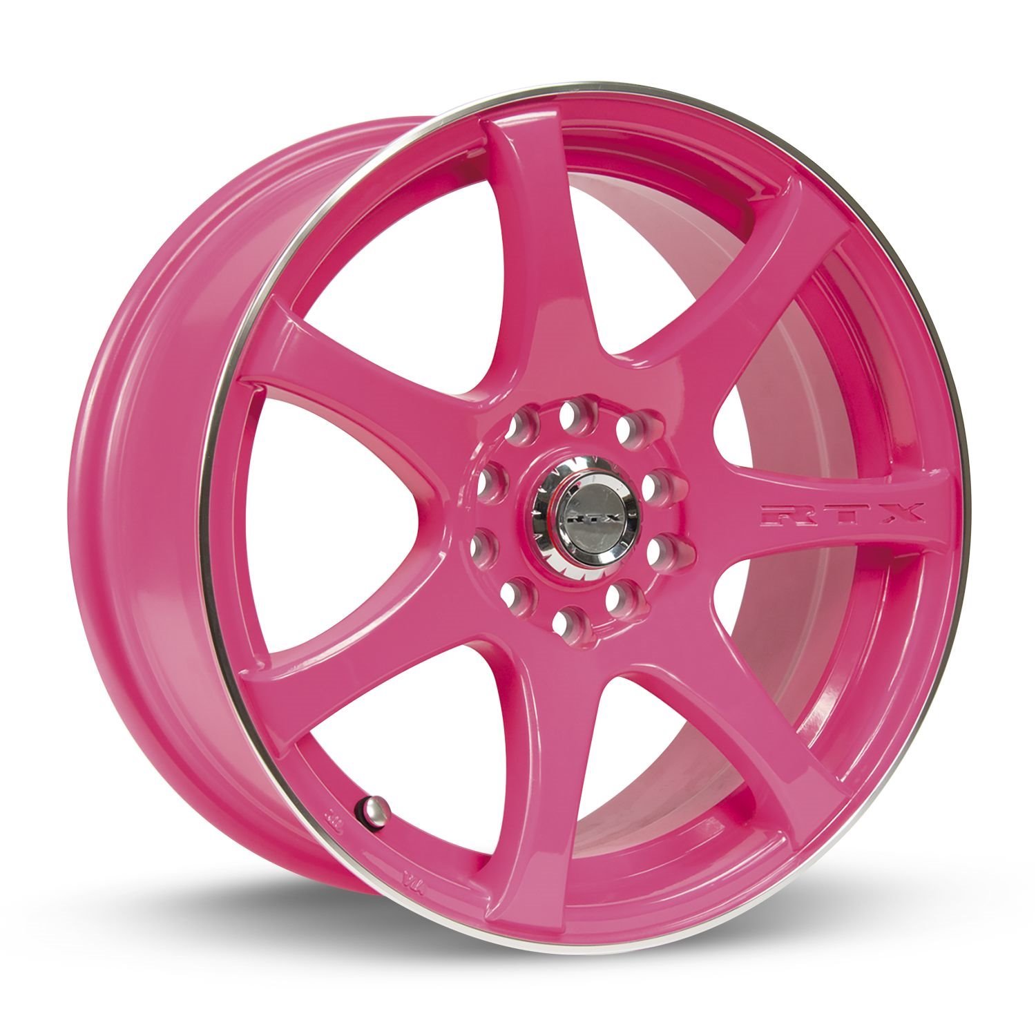 081117 RTX-Series Ink Wheel [Size: 15" x 6.50"] Diva (Pink Machined) Finish