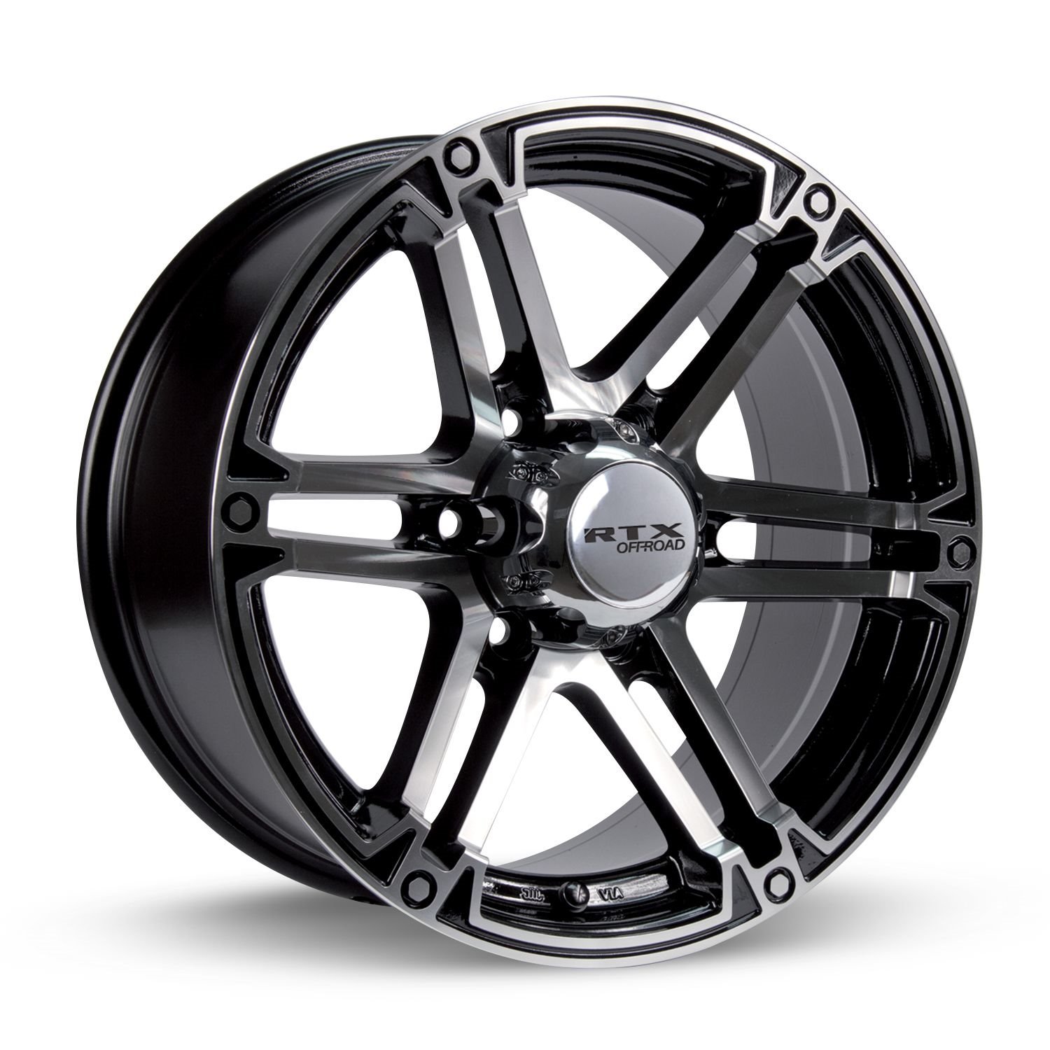 081251 Off-Road Series Slate Wheel [Size: 17" x 8"] Black Machined Finish