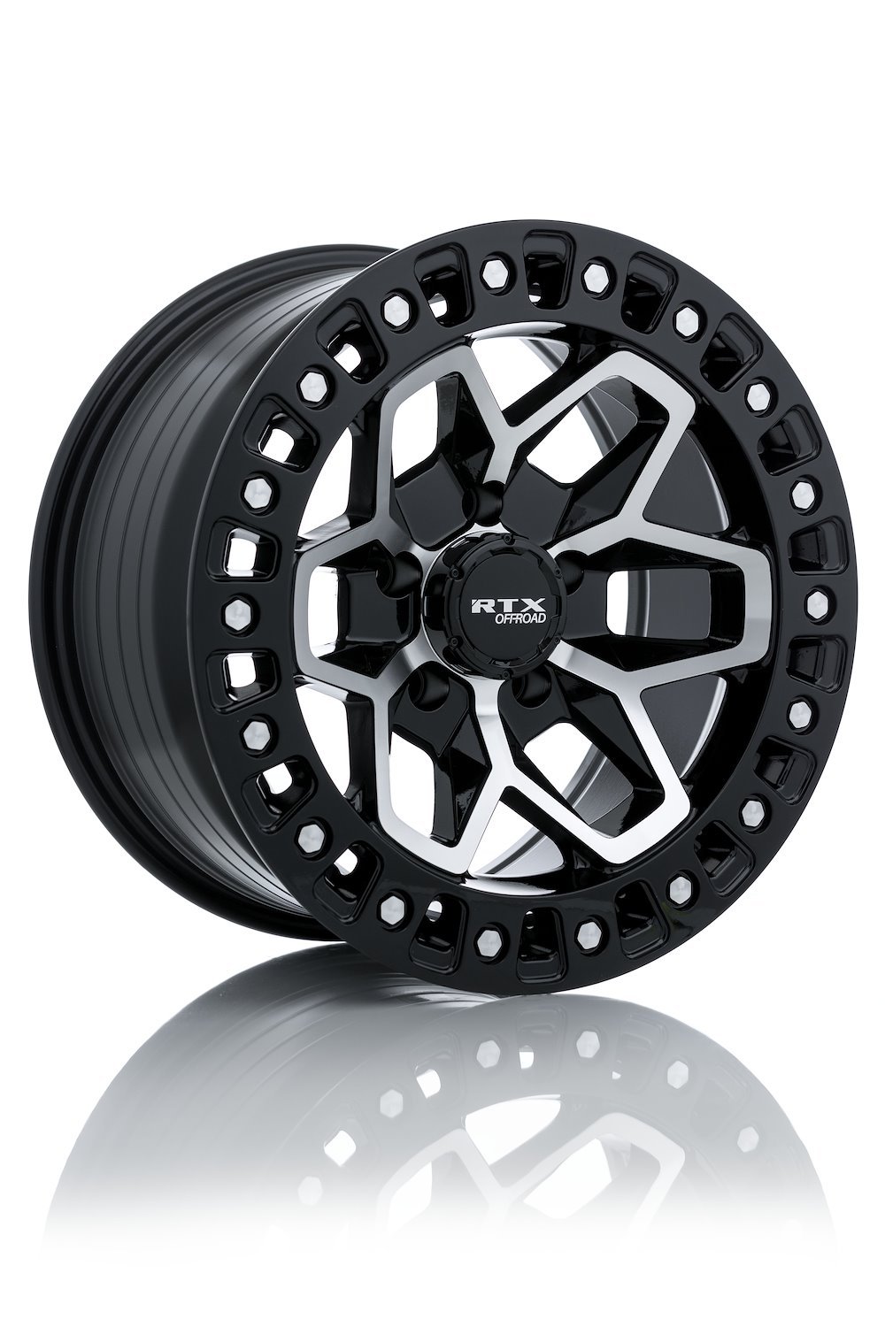 082981 Off-Road Series Zion Wheel [Size: 17" x 9"] Gloss Black Machined Finish