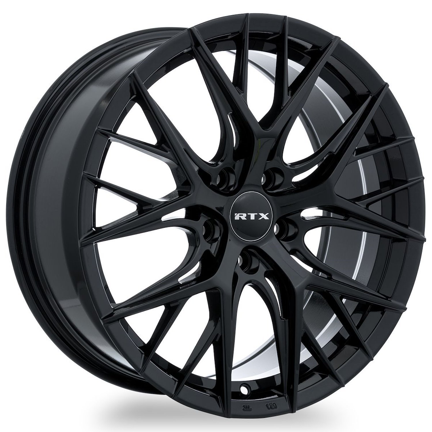 083041 RTX-Series Valkyrie Wheel [Size: 18" x 8"] Gloss Black Finish