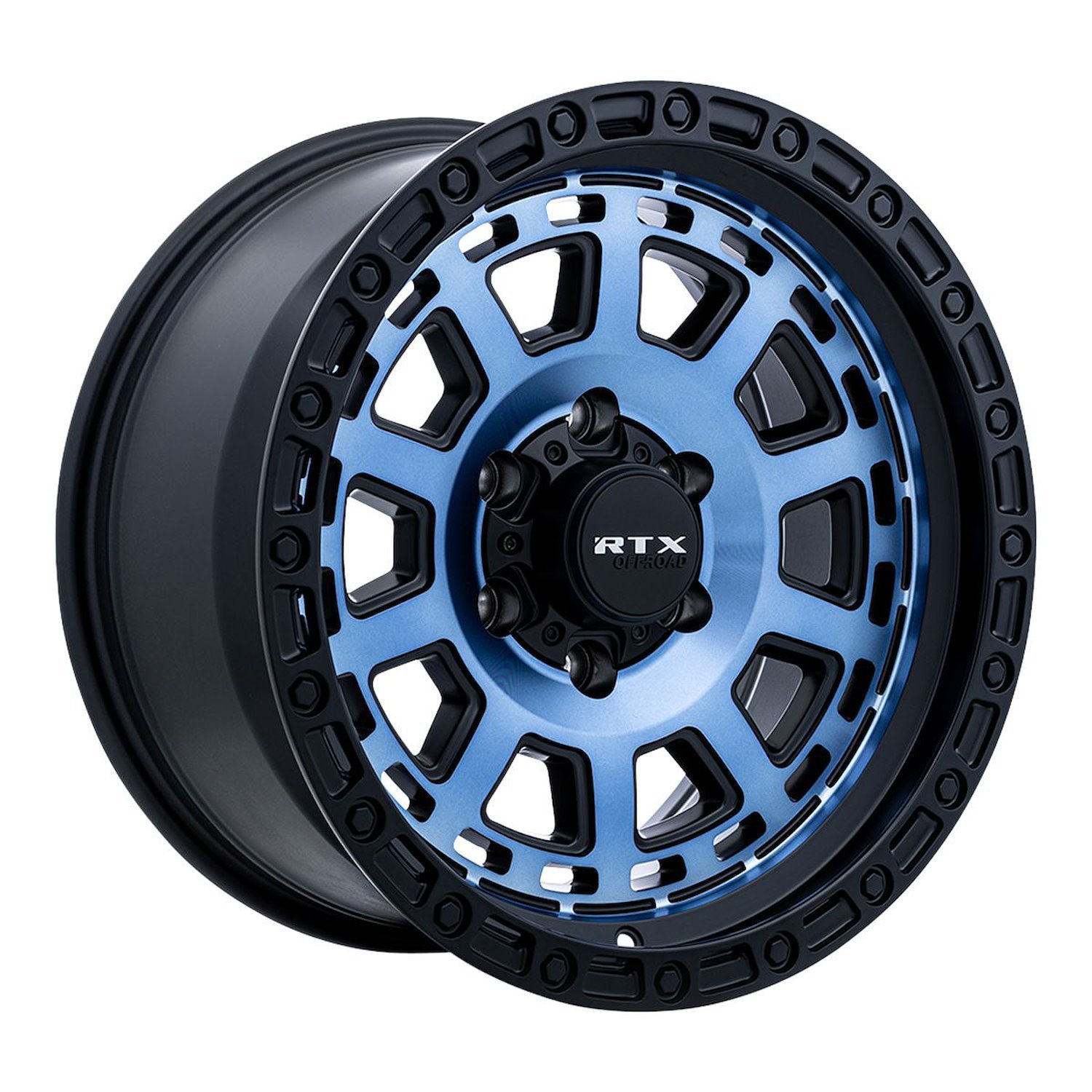 163802 Off-Road Series Titan Wheel [Size: 18" x 9"] Midnight Blue w/ Black Lip Finish