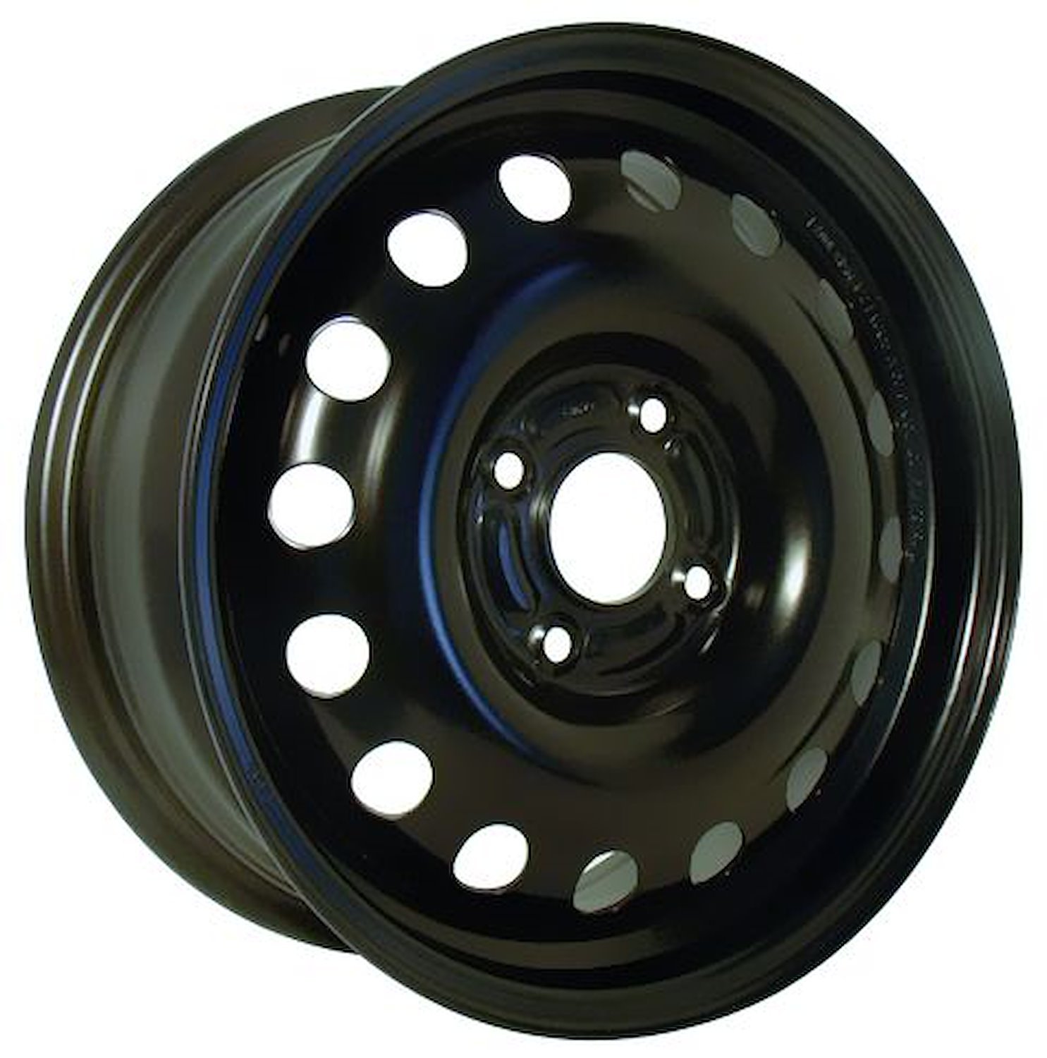 X40831 Steel Wheel [Size: 15" x 6"] Black Finish