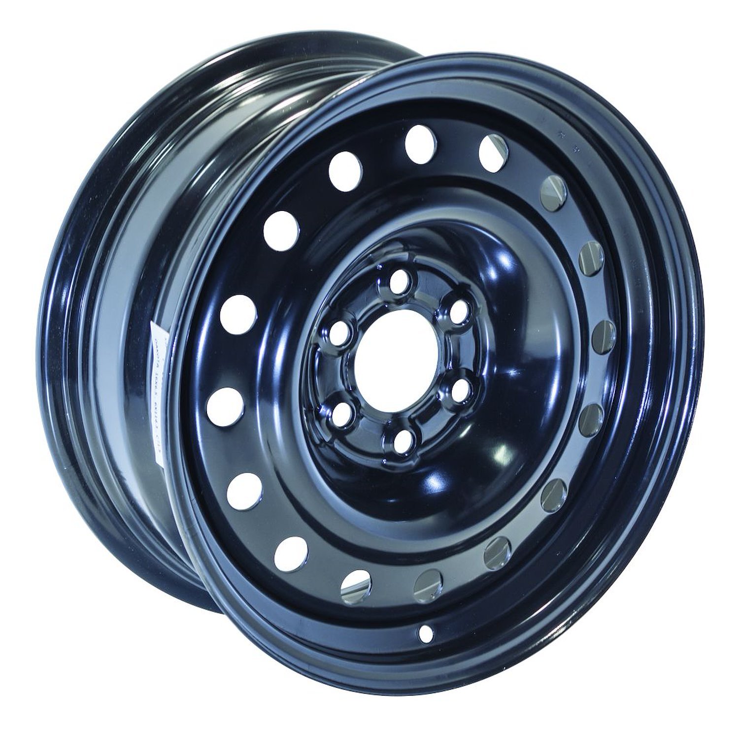 X46444 Steel Wheel [Size: 16" x 6.50"] Black Finish