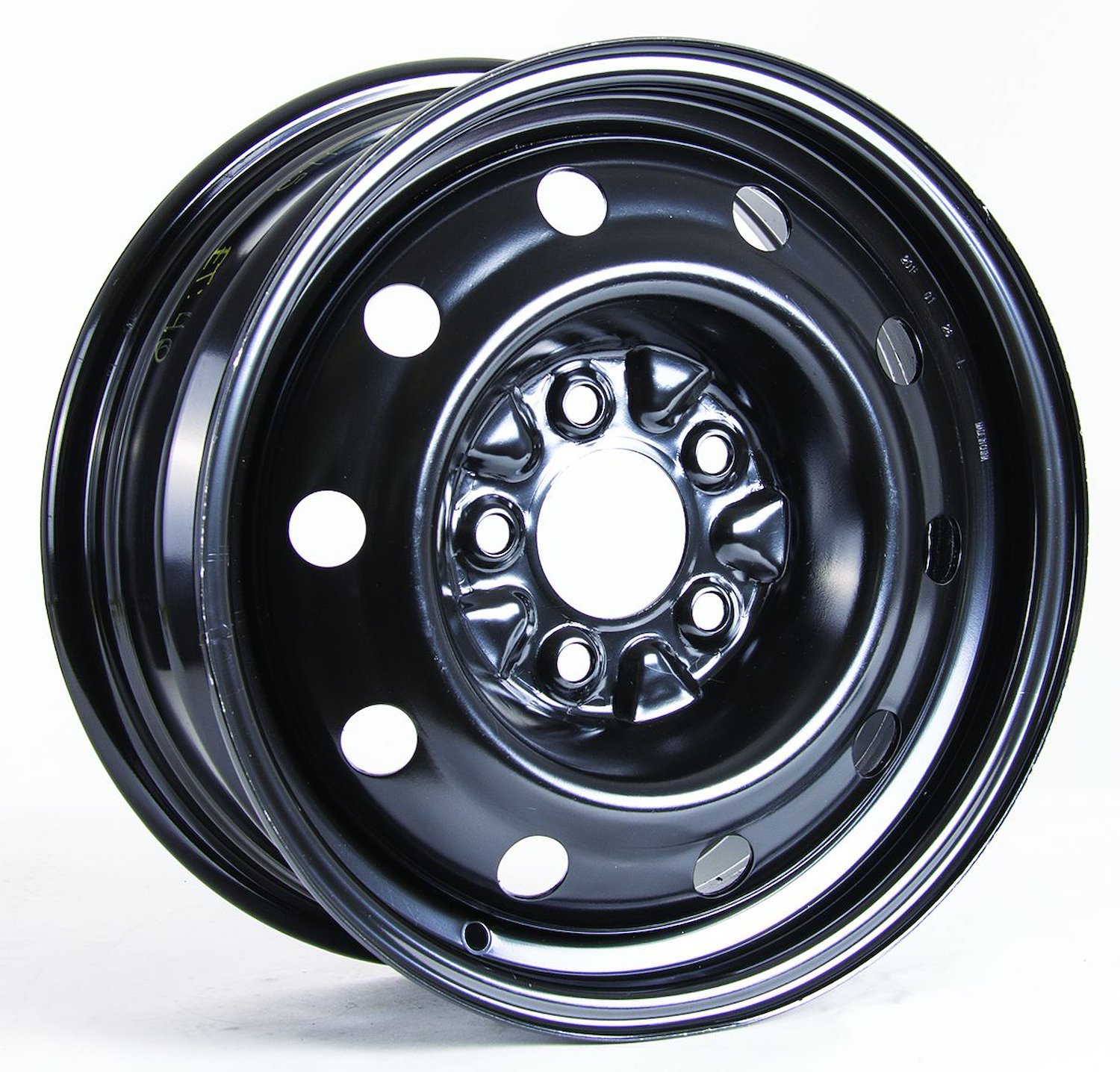 X99126N Steel Wheel [Size: 15" x 6.50"] Black Finish