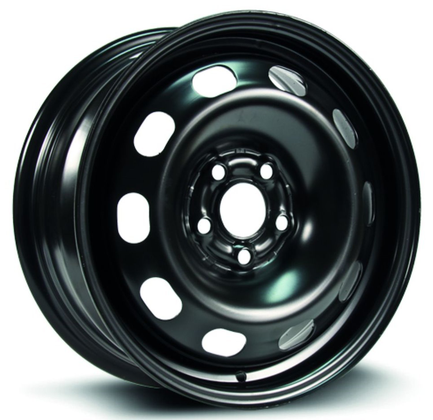 X99130N Steel Wheel [Size: 15" x 6"] Black Finish