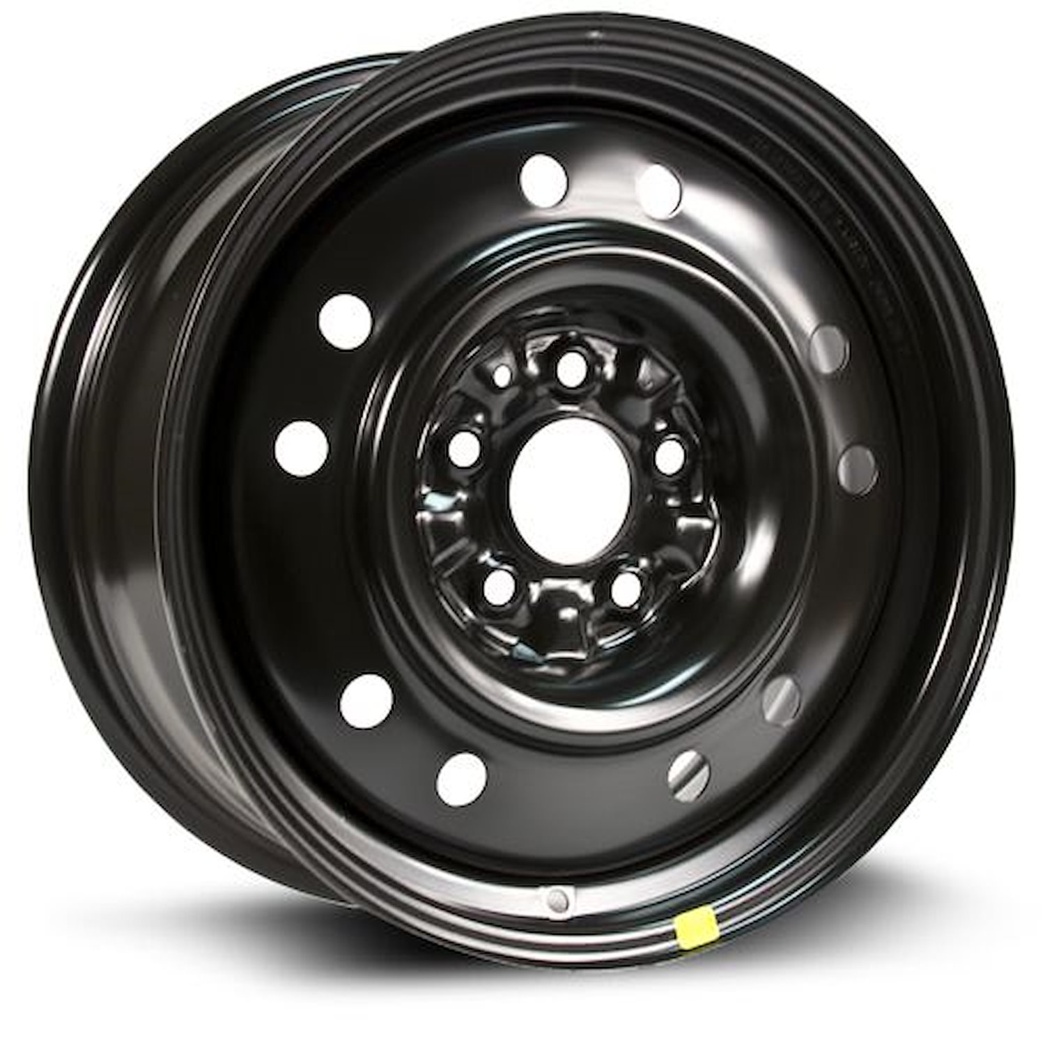 X99145N Steel Wheel [Size: 16" x 6.50"] Black Finish