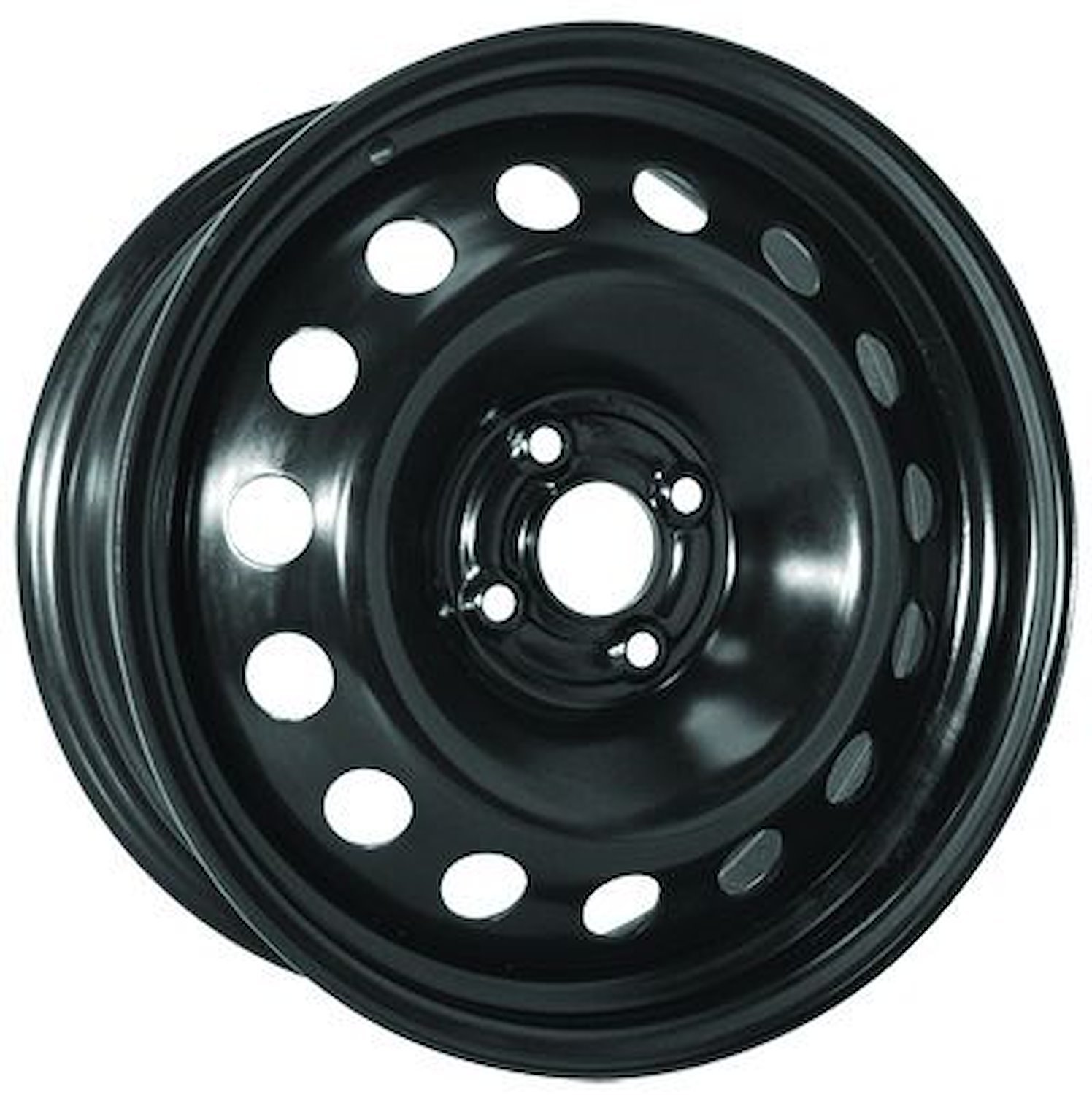 X99149N Steel Wheel [Size: 16" x 6.50"] Black Finish