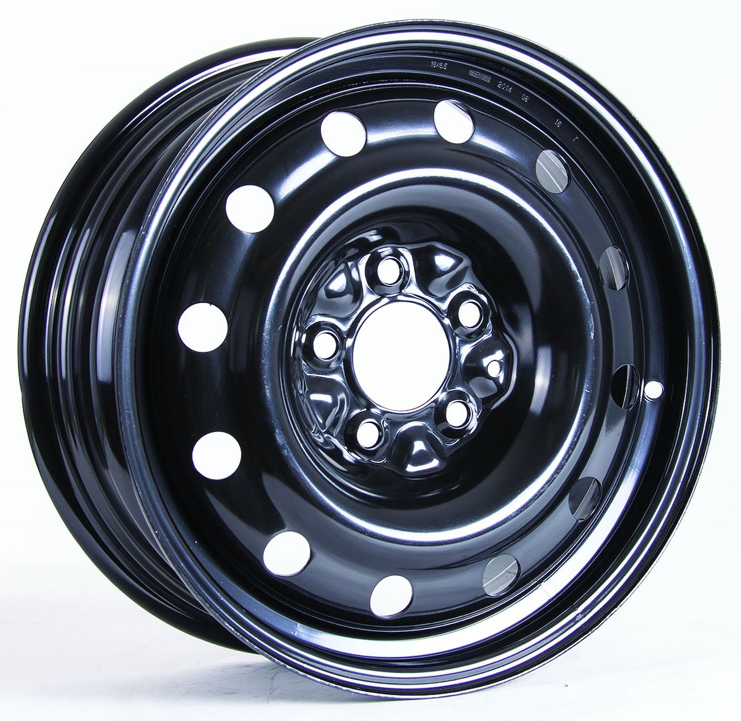 X99182N Steel Wheel [Size: 16" x 6.50"] Black Finish