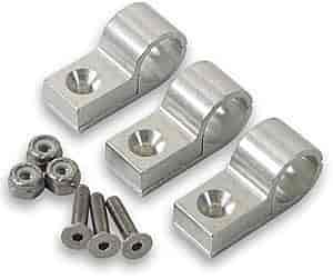 Polished Aluminum Line Clamps 3/8