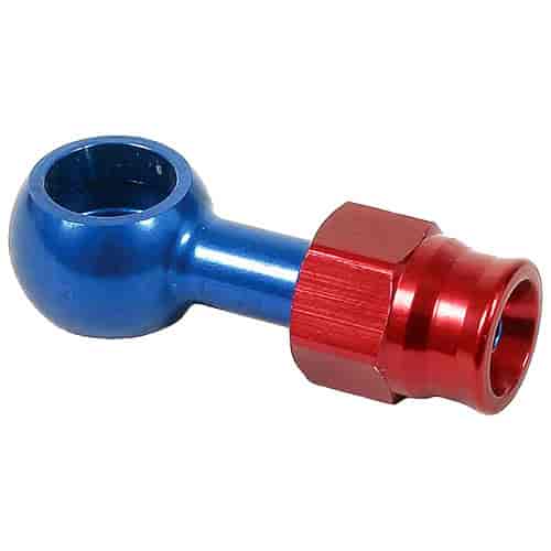 Aluminum Speed-Seal Hose End Straight Long Non-Adjustable -