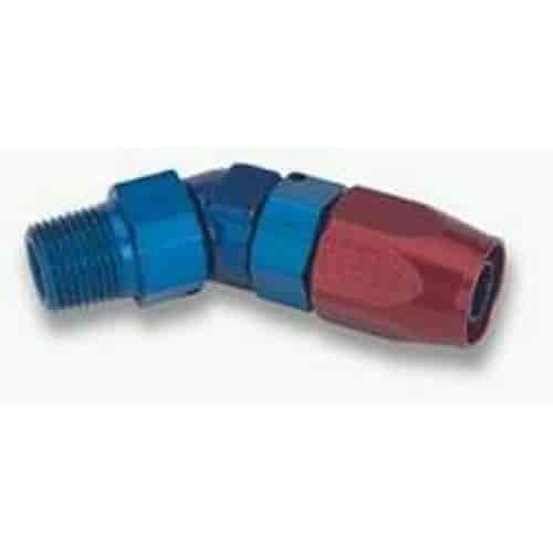 Swivel-Seal 45-Degree Hose End [-6 AN Hose to
