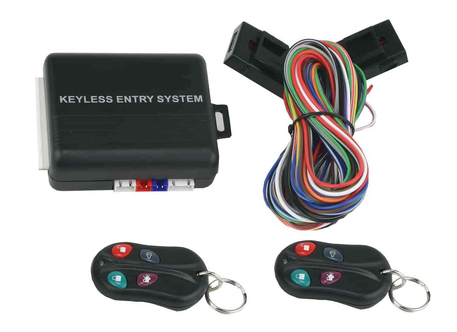 Electric Life 95121 Keyless Entry/Power Door Lock Kit 3Channel JEGS