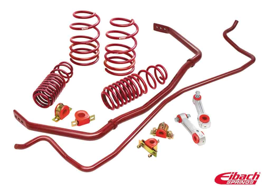 4.13235.880 Sport-Plus Suspension System 2007-10 Mustang Shelby GT500 Coupe - 1.7" Front/2.2" Rear Drop