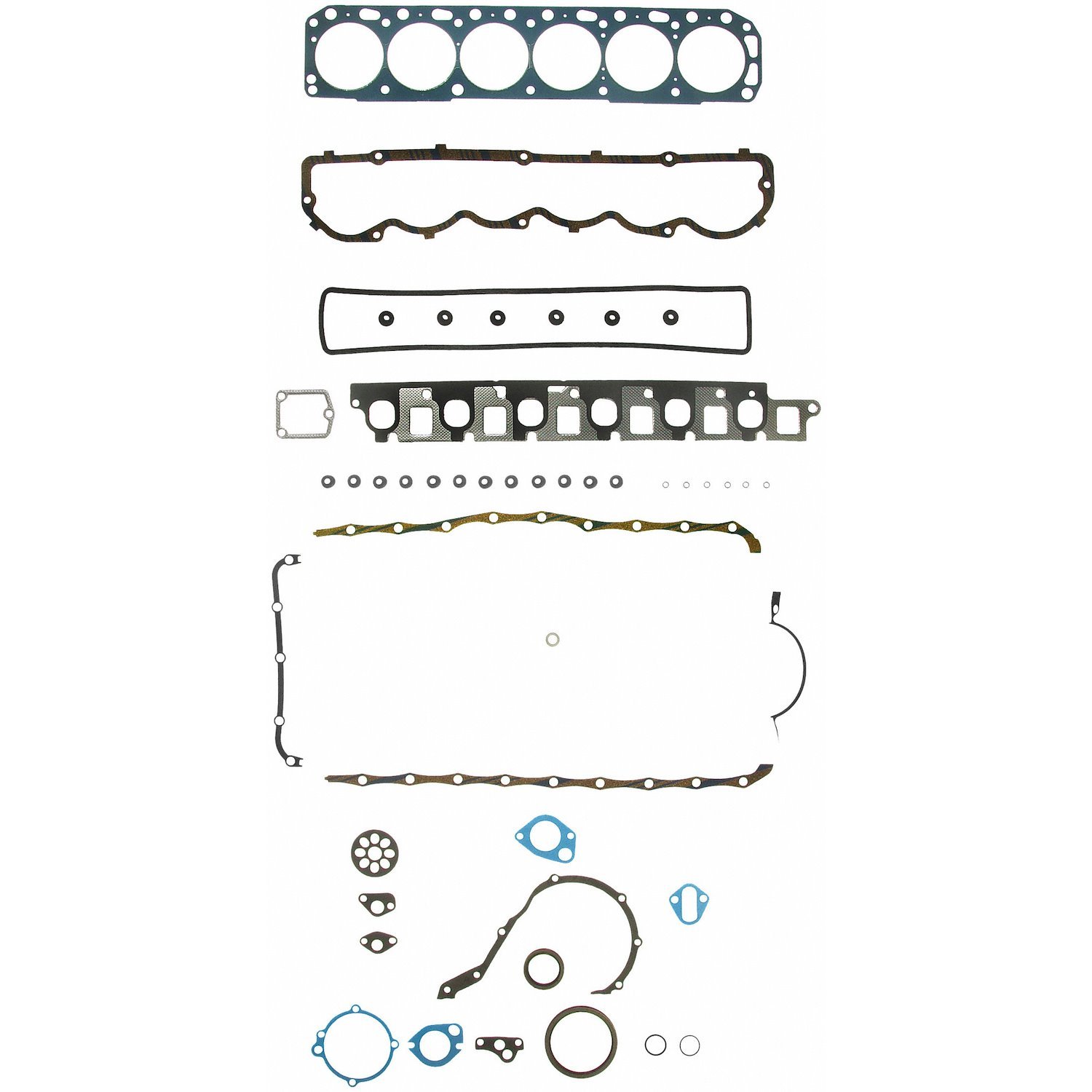 260-1006 Full Gasket Set for 1965-1985 Ford Car and Light Trucks - 3.9L/4.9L L6 Engines