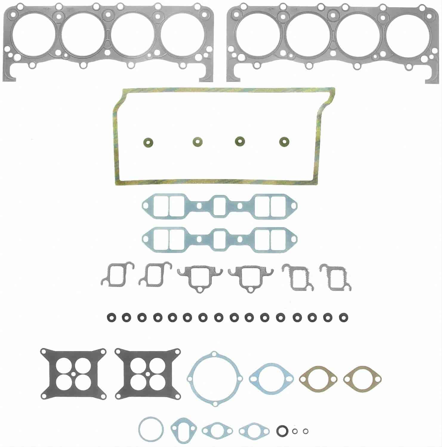 HEAD SET; 1966-1963 AMC V8 287CI 4.7L OHV; 1958-1957 AMC V8 327CI 5.3L OHV; 1966-1959 AMC V8 327CI 5