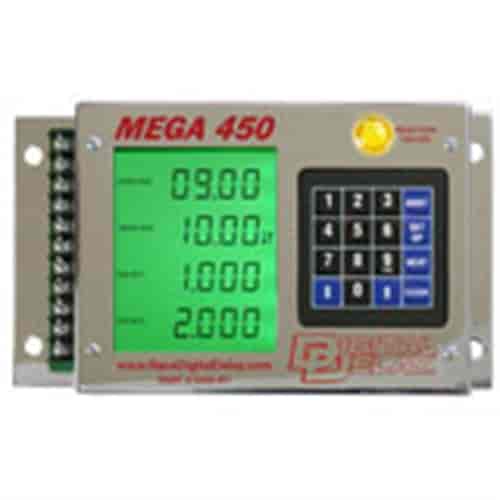 Mega 450 Digital Delay Box Chrome Case