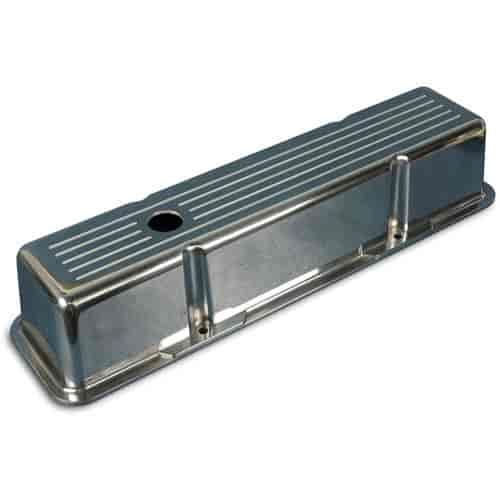 VALVE COVERS SBCHEV BALLMILL TALL POLISH