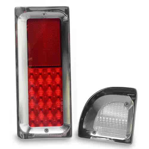 Sequential Operation LED Taillight Assembly 1967-72 Chevy C10