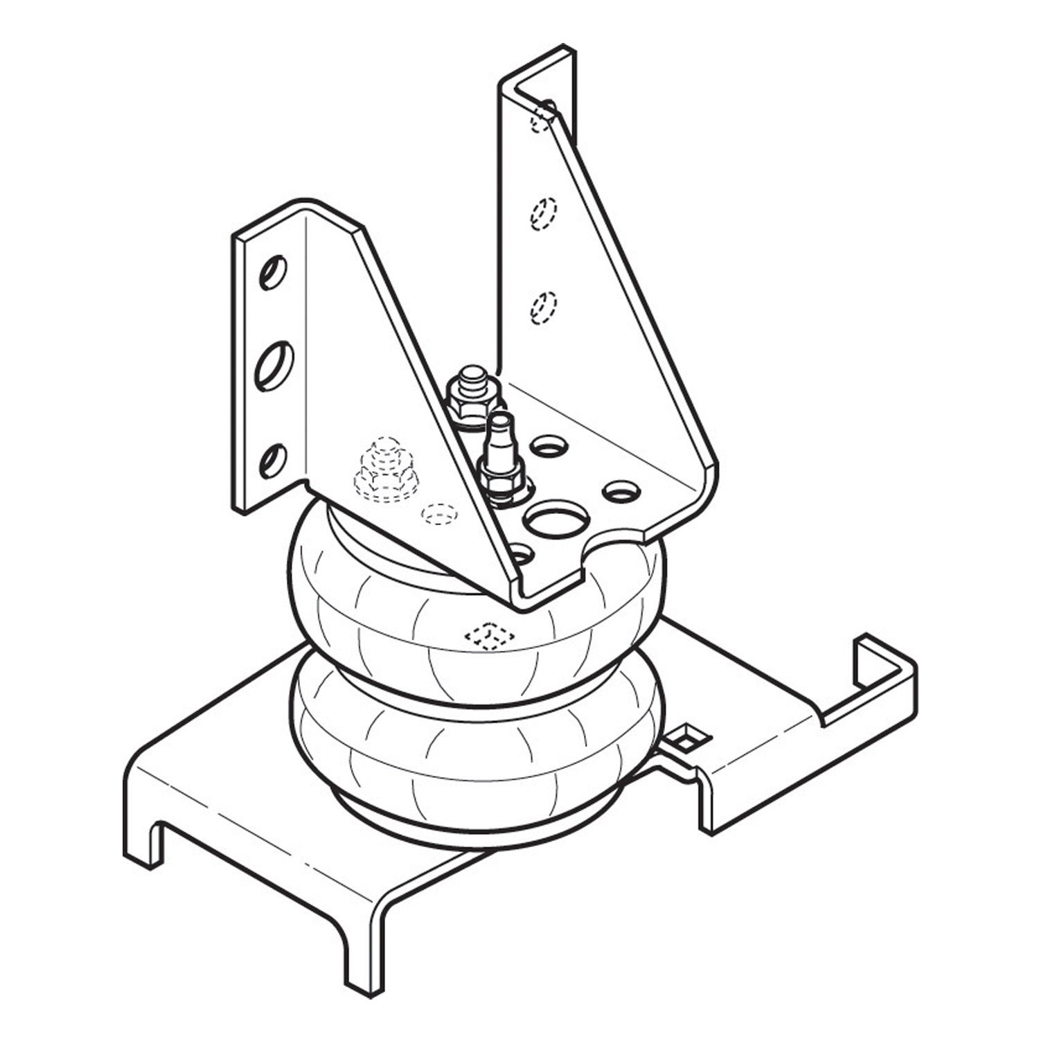 Ride-Rite Air Spring Kit 1984-2004 Ford F250/F350