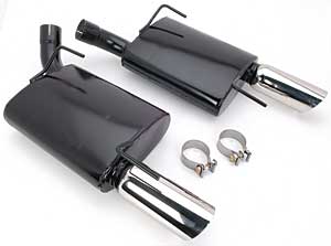 Terminator Muffler Set 2005-10 Mustang GT 4.6L