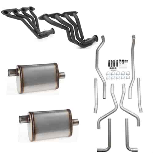 /JEGS Complete Exhaust Kit for 1973-1974 GM 4WD