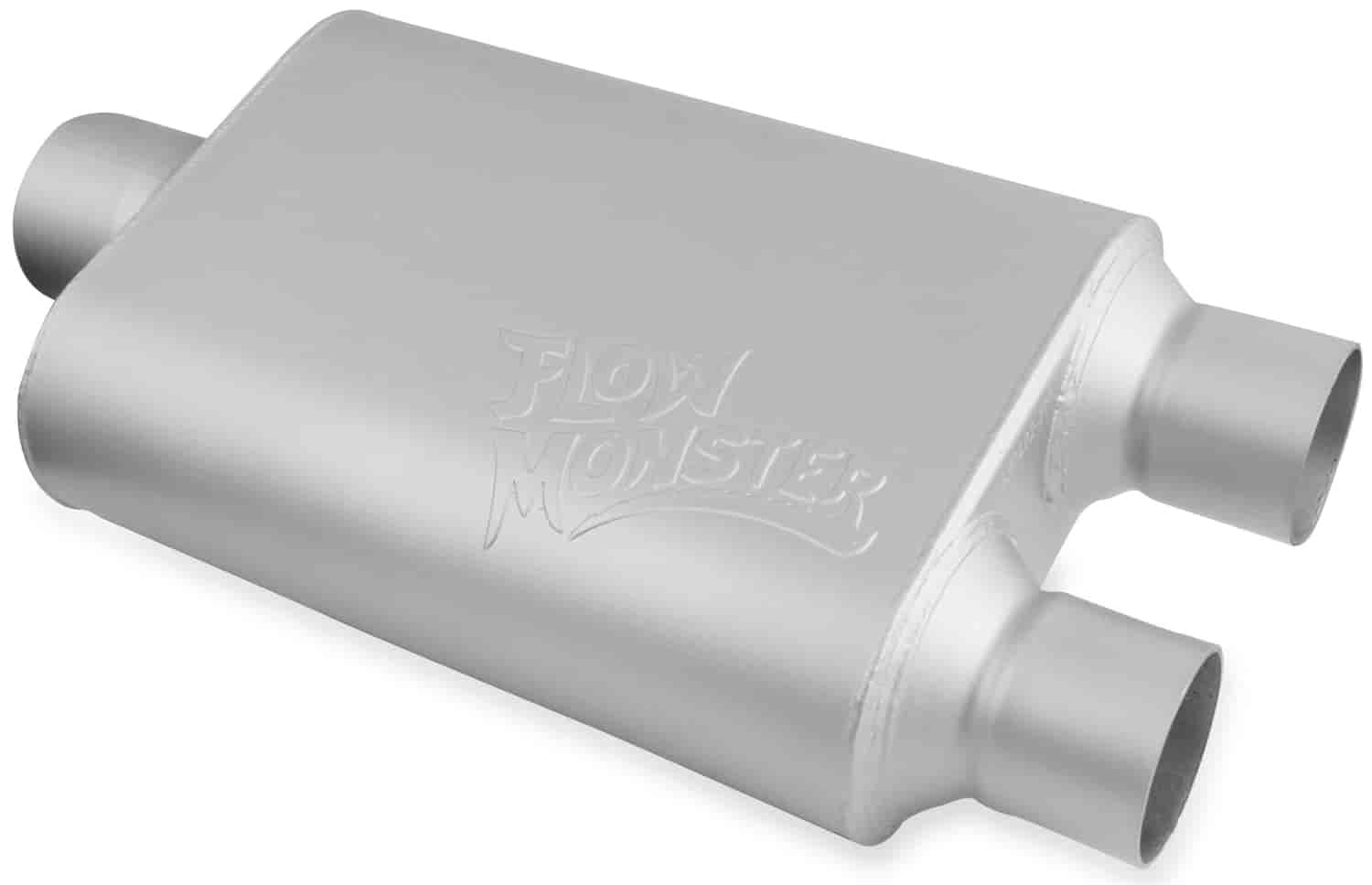 FlowMonster 2-Chamber Muffler - Center In/Dual Out: 3