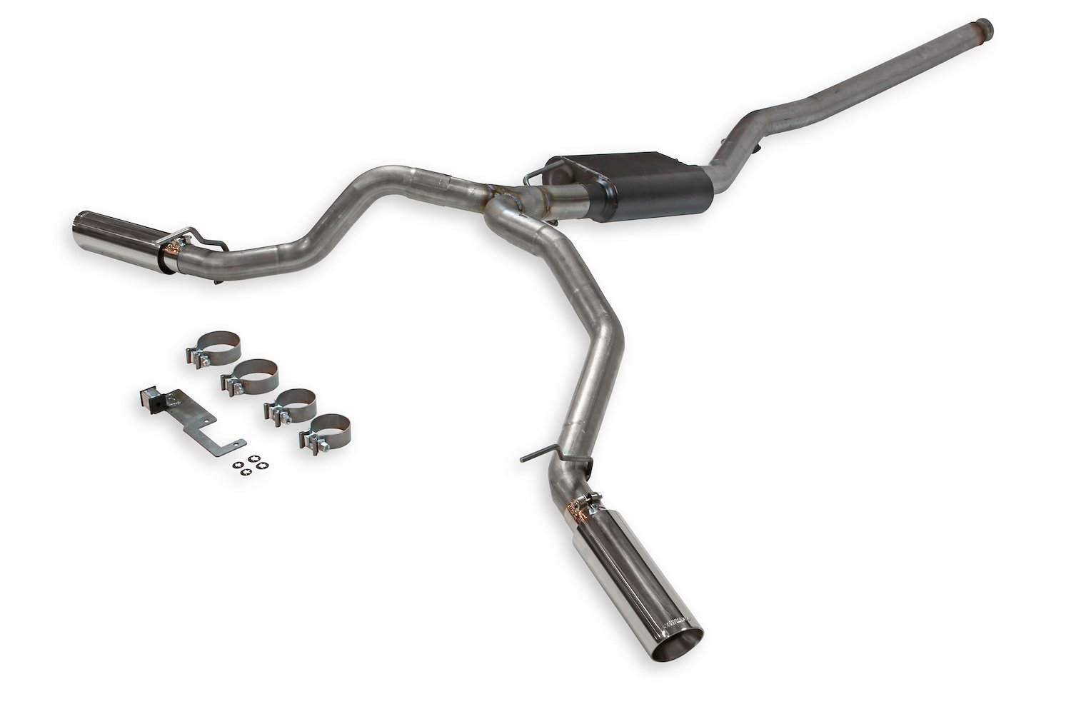 Flowmaster 817913: American Thunder Cat-Back Exhaust System 2020 Jeep  Gladiator 3.6L Dual Out Side Exit Polished Tips JEGS