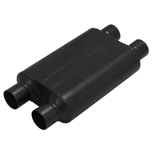 Super 44 Series Delta Flow Muffler Dual In 2.5"/Dual Out 2.5"