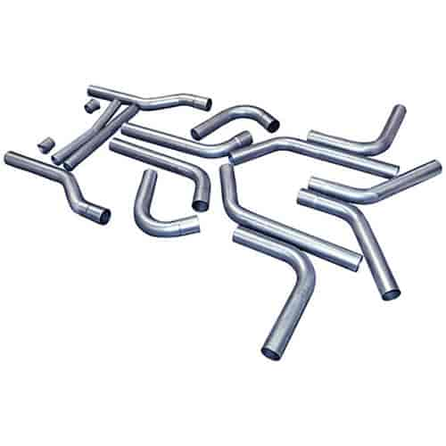 U-Fit Dual Exhaust Pipe Kit 304S Stainless Steel 2.5" Tubing