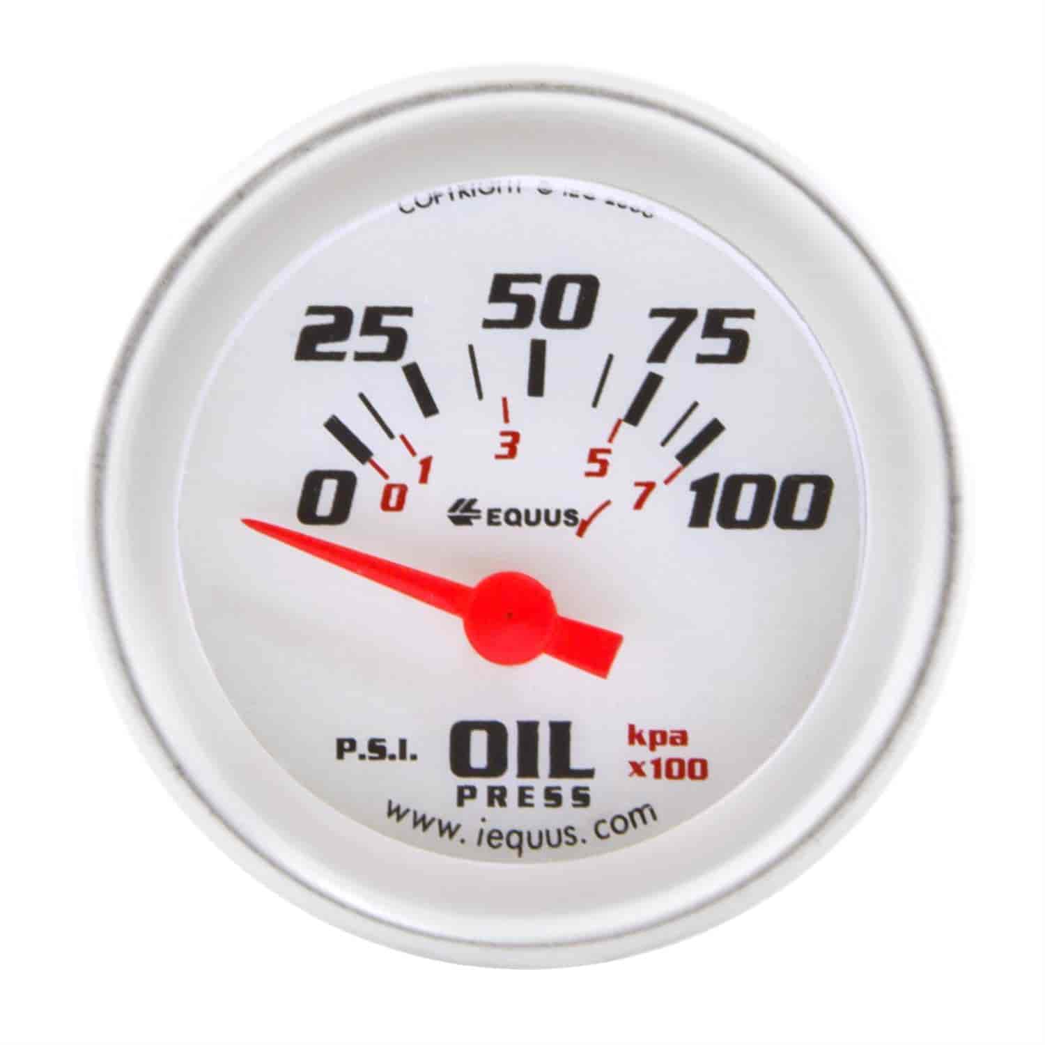 8000 Series Oil Pressure Gauge 2" Diameter