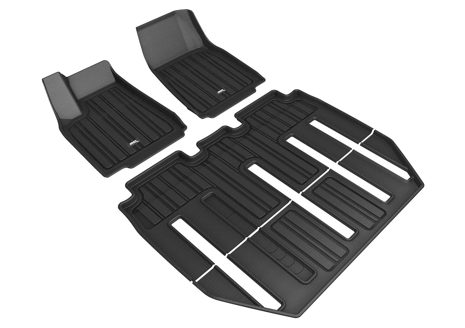 E1TL00501809 ELITECT Floor Mat for 2017-2021 Tesla X, 4-Piece, Front Row/2nd Row [Black]