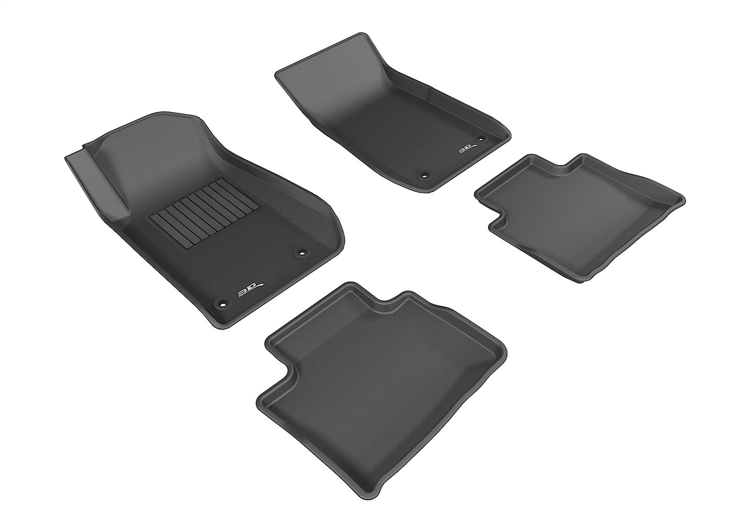 L1CH06401509 KAGU Floor Mat Set for 2014-2017 Chevy SS, 4-Piece, Front & Rear [Black]