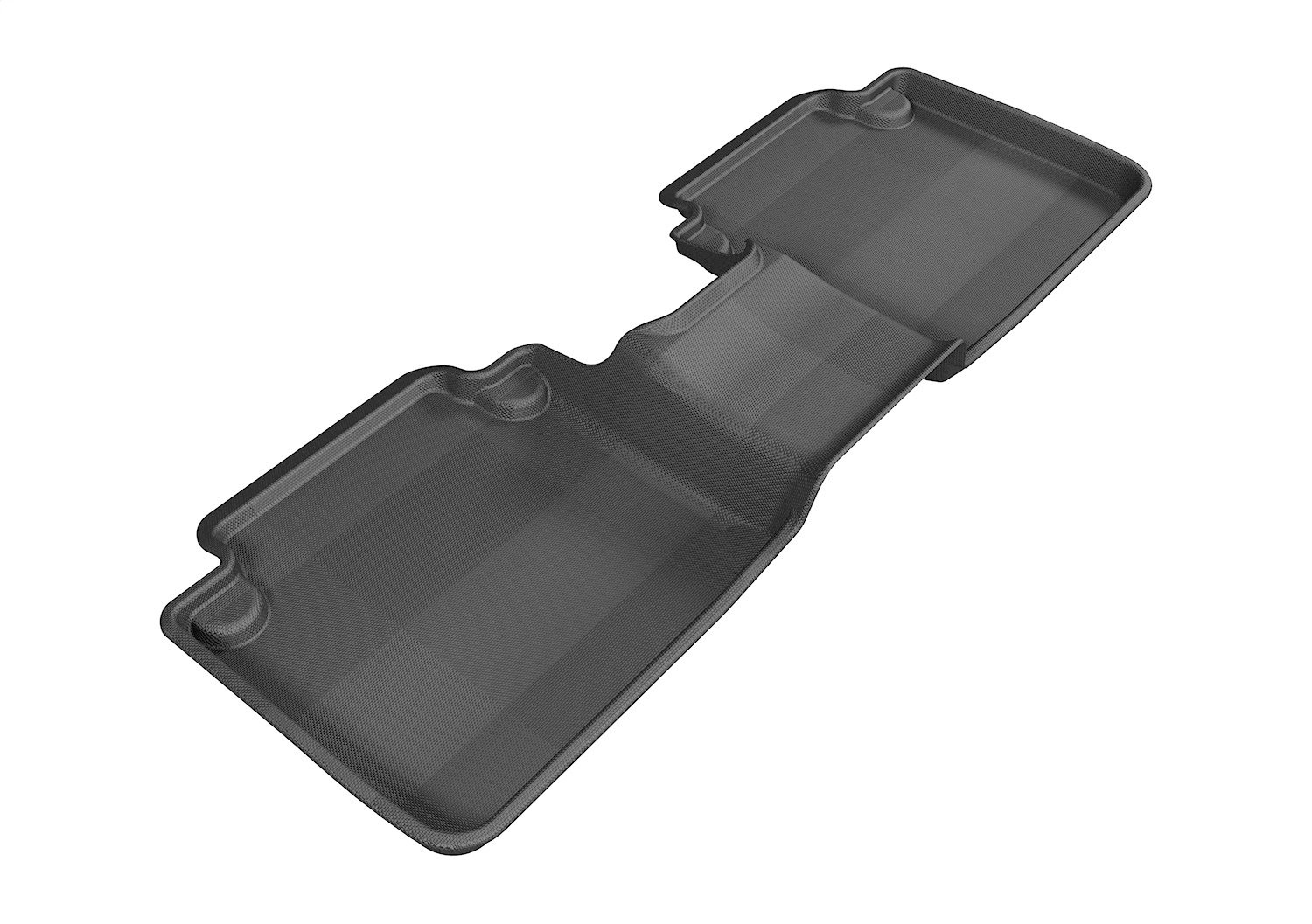 L1HD04821509 KAGU Floor Mat Fits Select Honda Accord, 1-Piece, 2nd Row/Rear [Black]