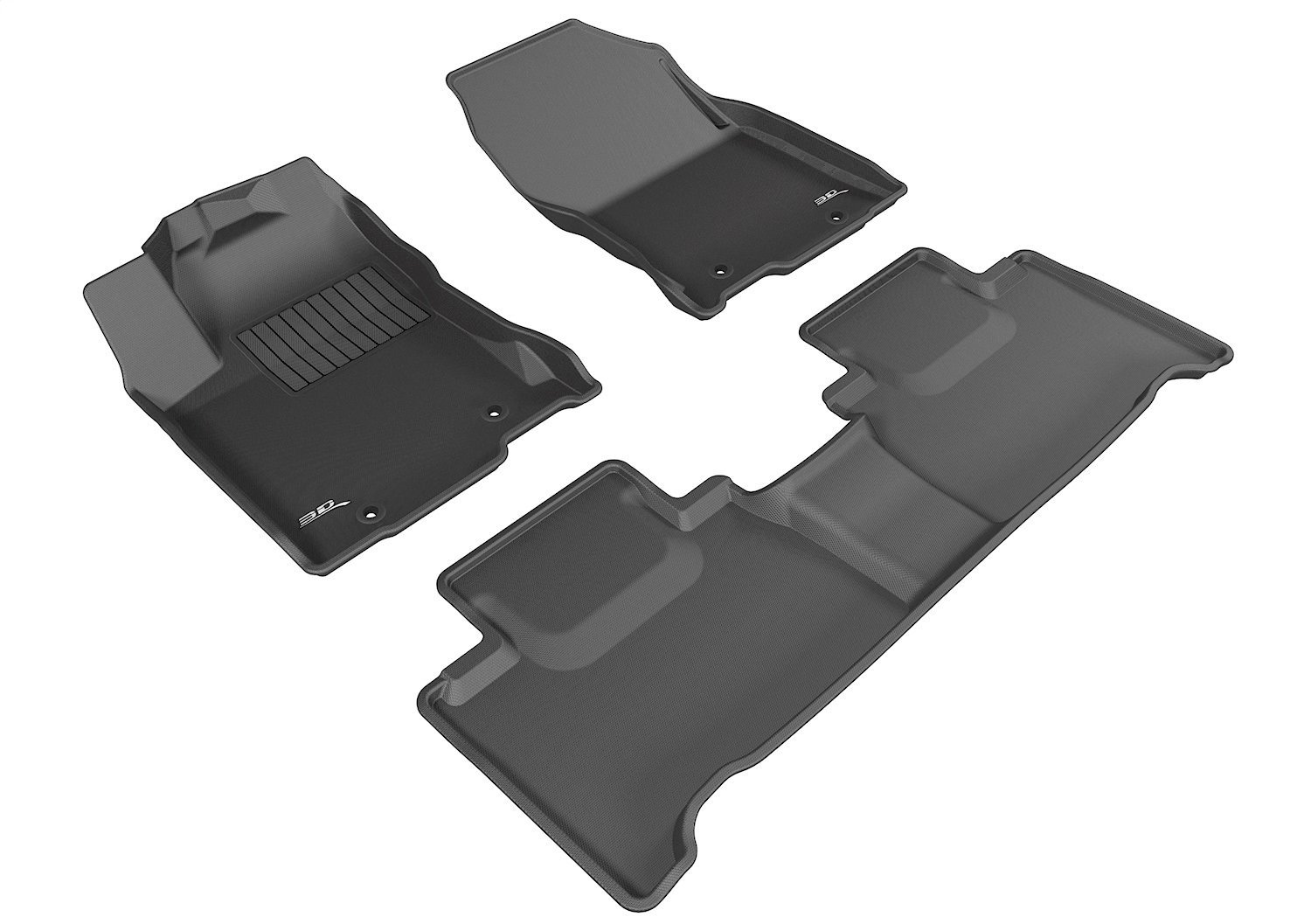 L1LX05101509 KAGU Floor Mat Set Fits Select Lexus NX300h; Lexus NX200t; Lexus NX300, 4-Piece, Front & Rear [Black]