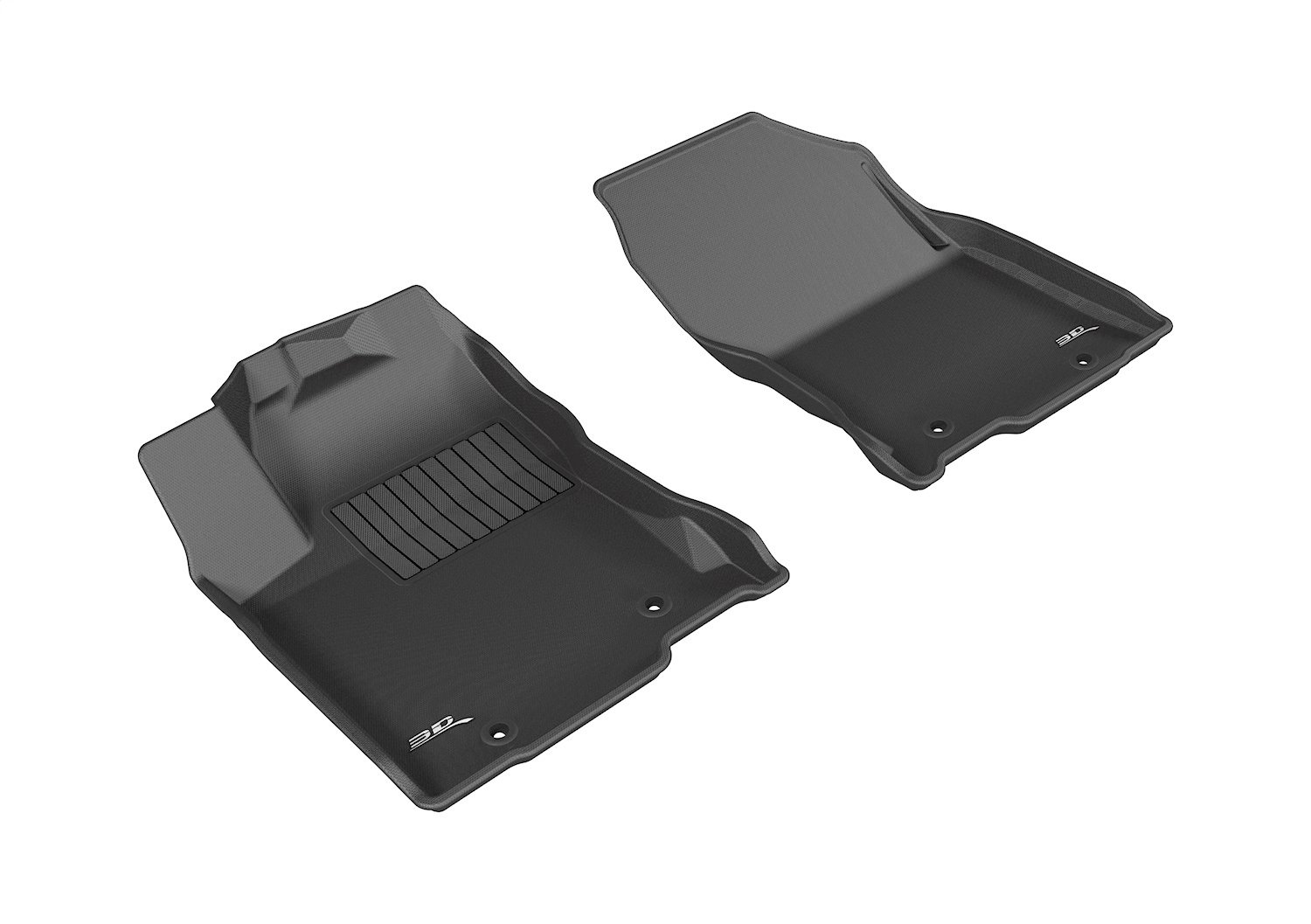 L1LX05111509 KAGU Floor Mat Set Fits Select Lexus NX300h; Lexus NX200t; Lexus NX300, 2-Piece, Front [Black]