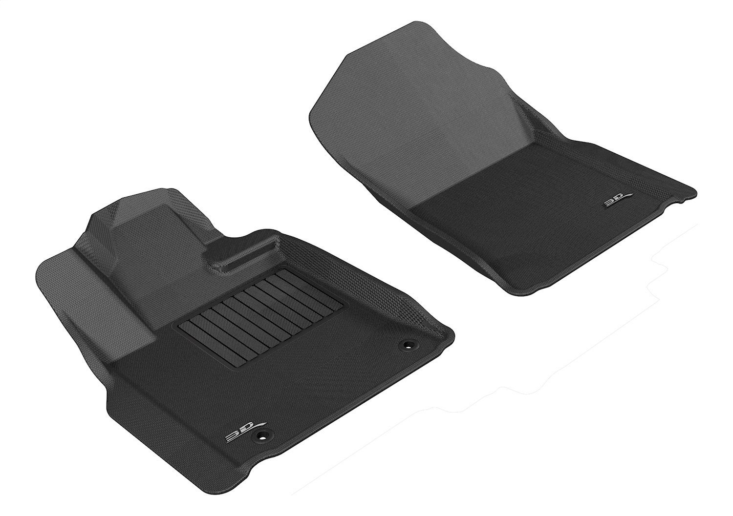 L1TY14911509 KAGU Floor Mat Set Fits Select Toyota Tundra, 2-Piece, Front [Black]