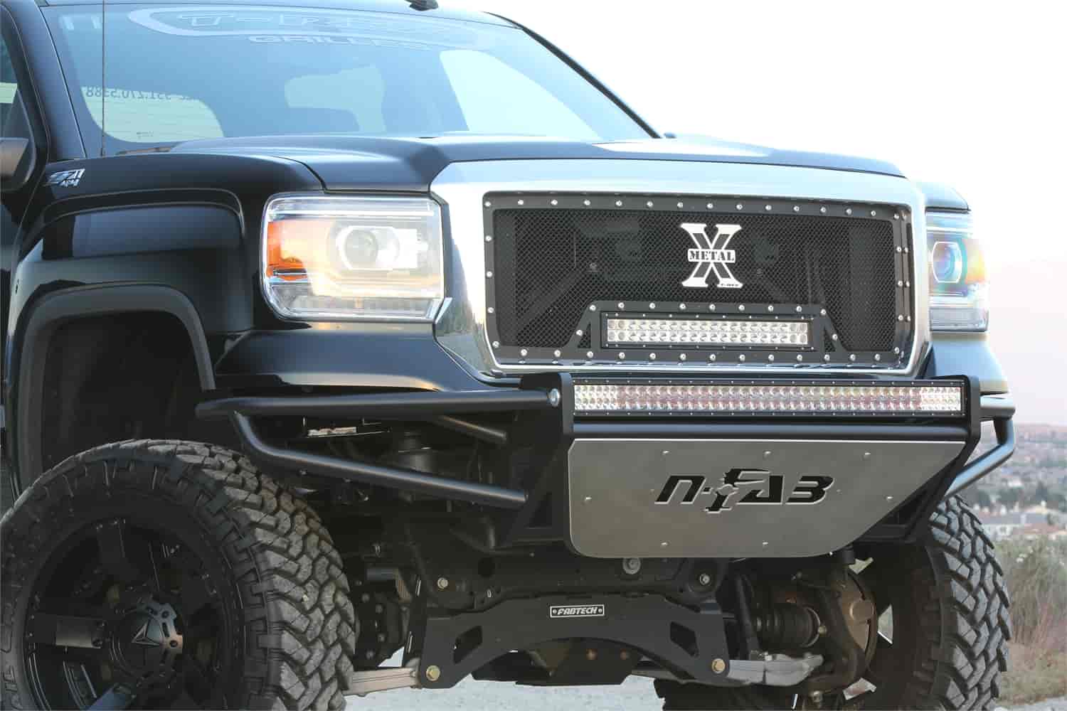Bumpers; RSP Front Bumper; Gloss Black; Multi-Mount System MMS ; Multi Mount Tab runs full length of