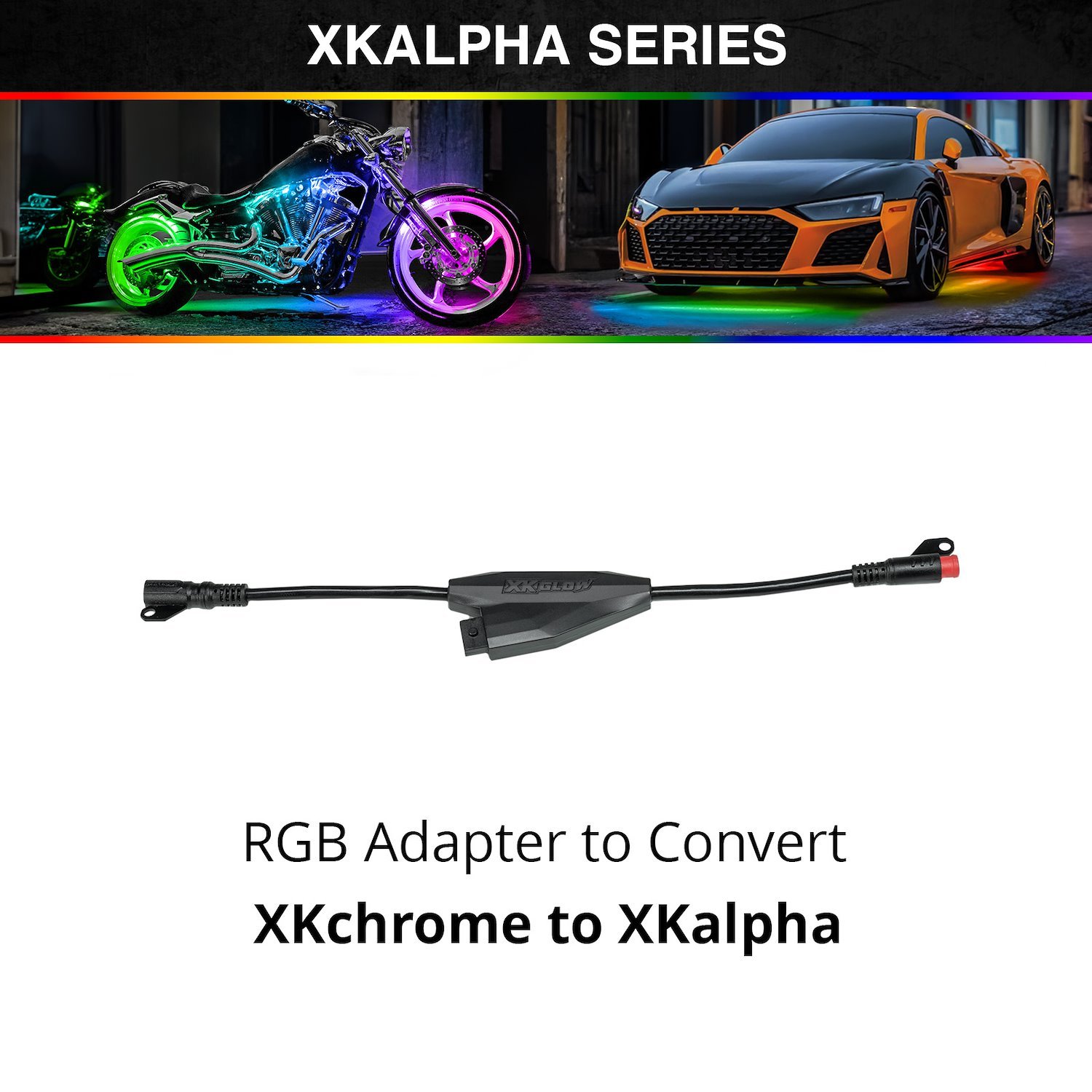AP-ADPT RGB Adapter, XKCHROME-to-XKalpha Conversion, Universal Fit