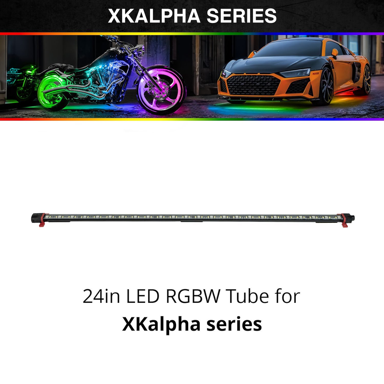 AP-T-24 LED RGBW Tube, XKalpha, 24 in., Universal Fit