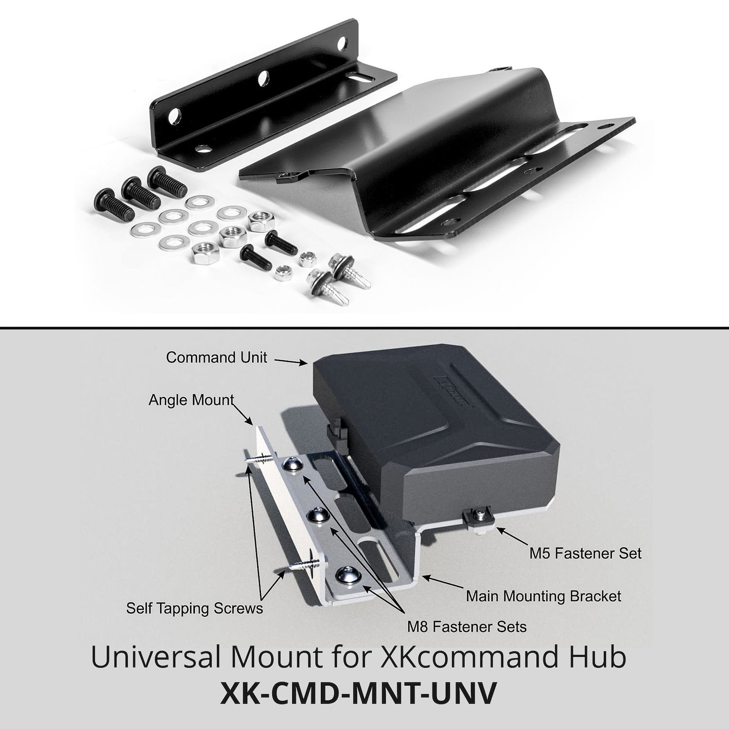 XK-CMD-MNT-UNV XKcommand Hub Mounting Bracket, Universal Fit