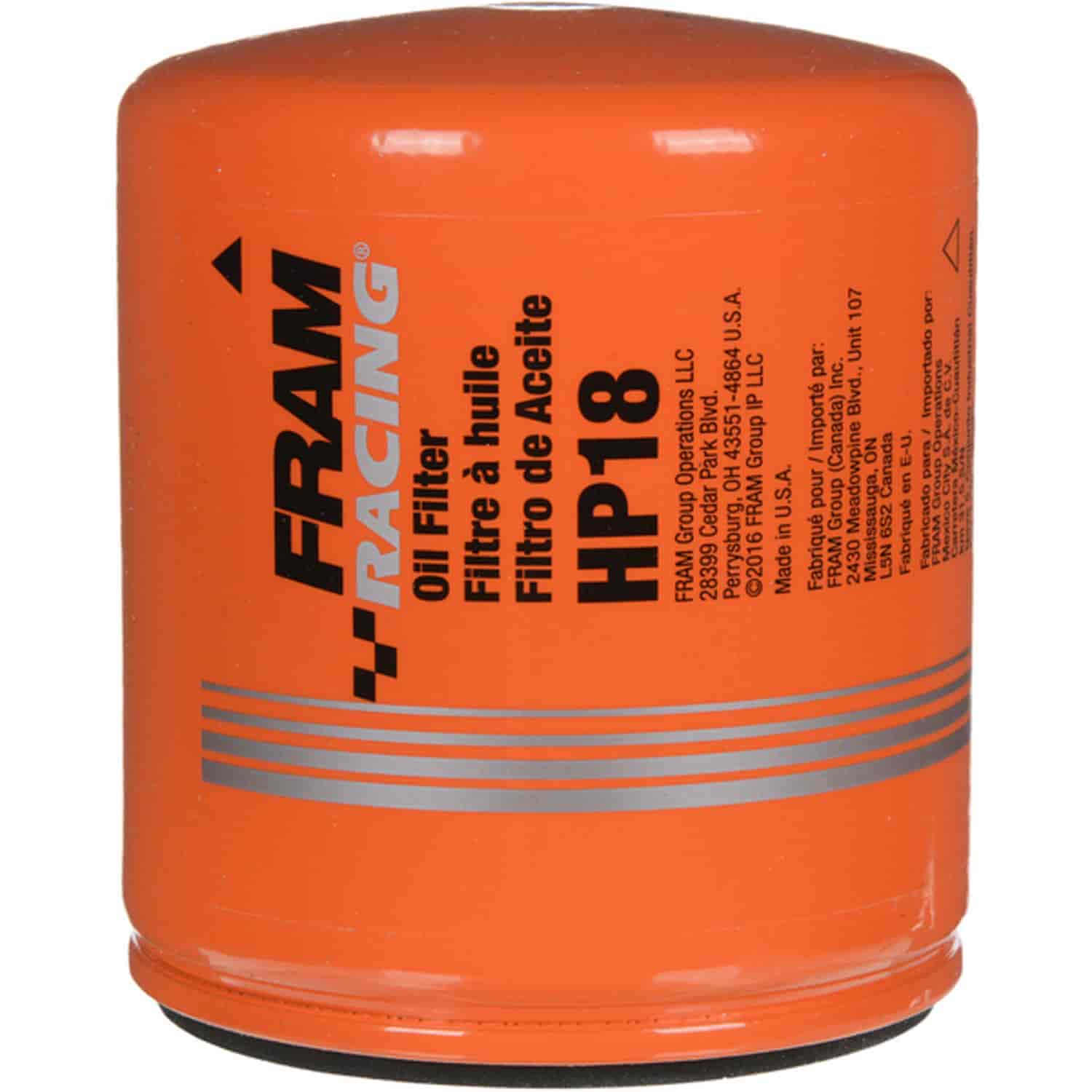 Fram HP18: HP Series Oil Filter for GM LS3/LS7/LS9 - JEGS