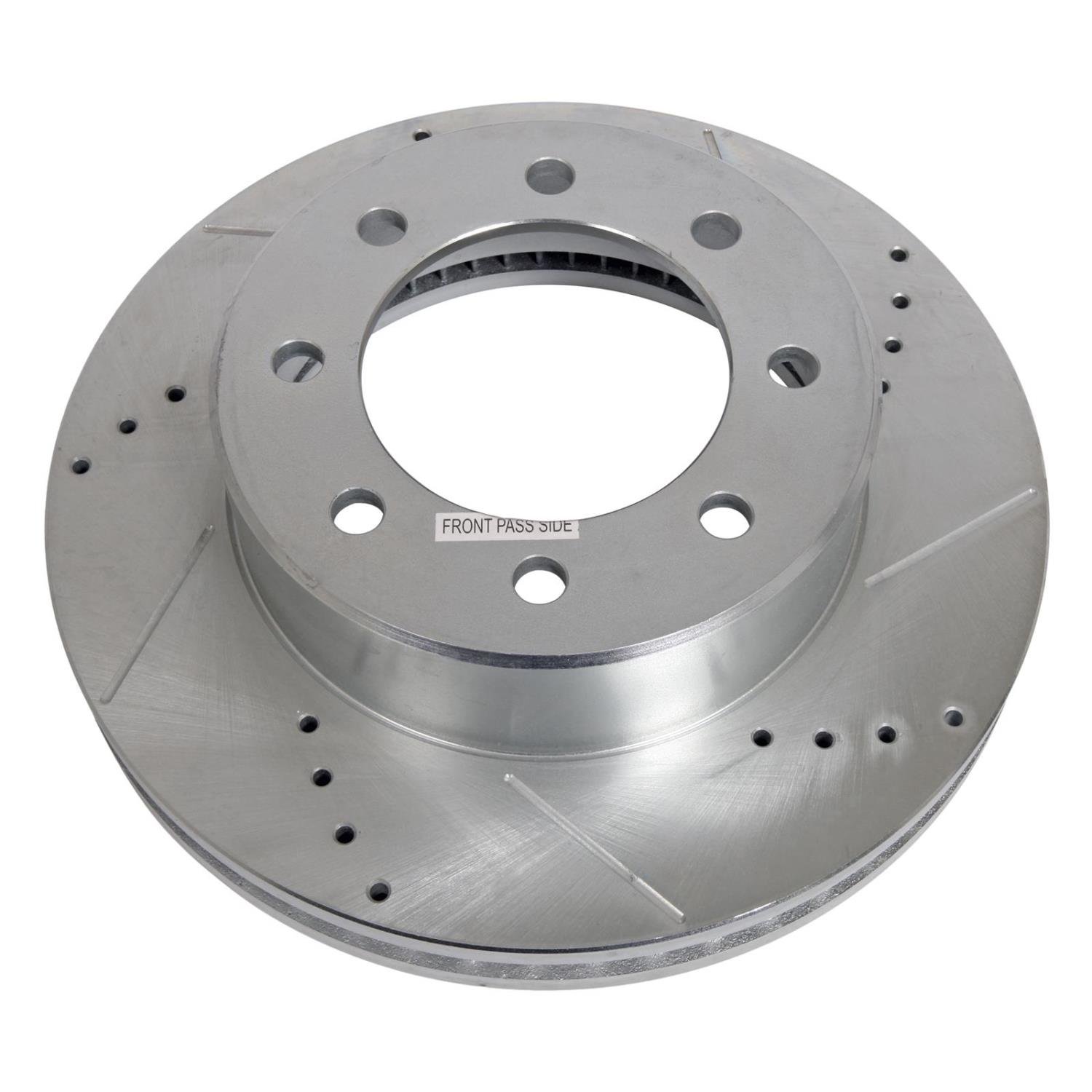 Extreme Performance Drilled And Slotted Brake Rotor Fits
