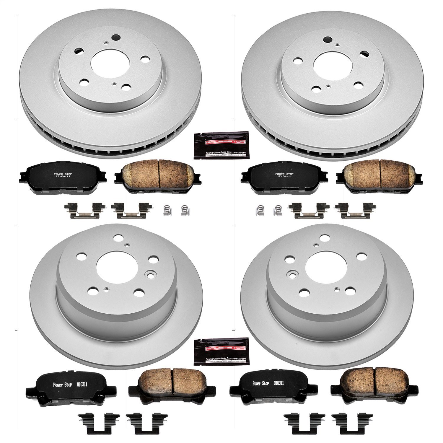 Z17 COATED BRAKE KIT