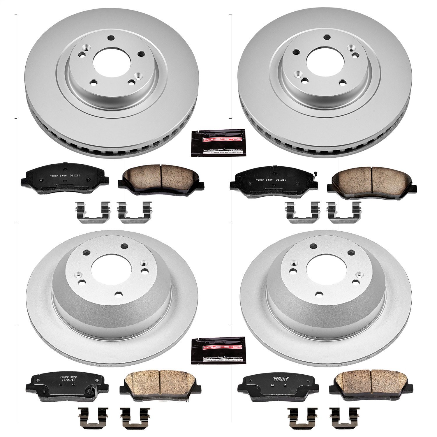 Z17 COATED BRAKE KIT