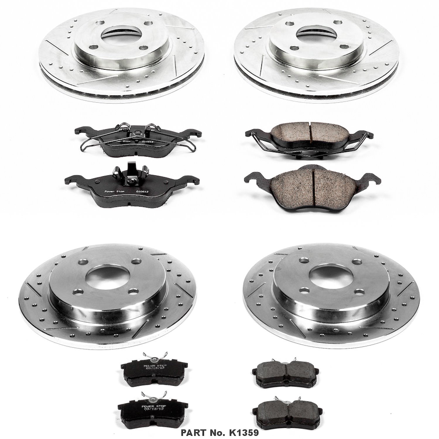 High Performance Brake Pads & Rotor Kit