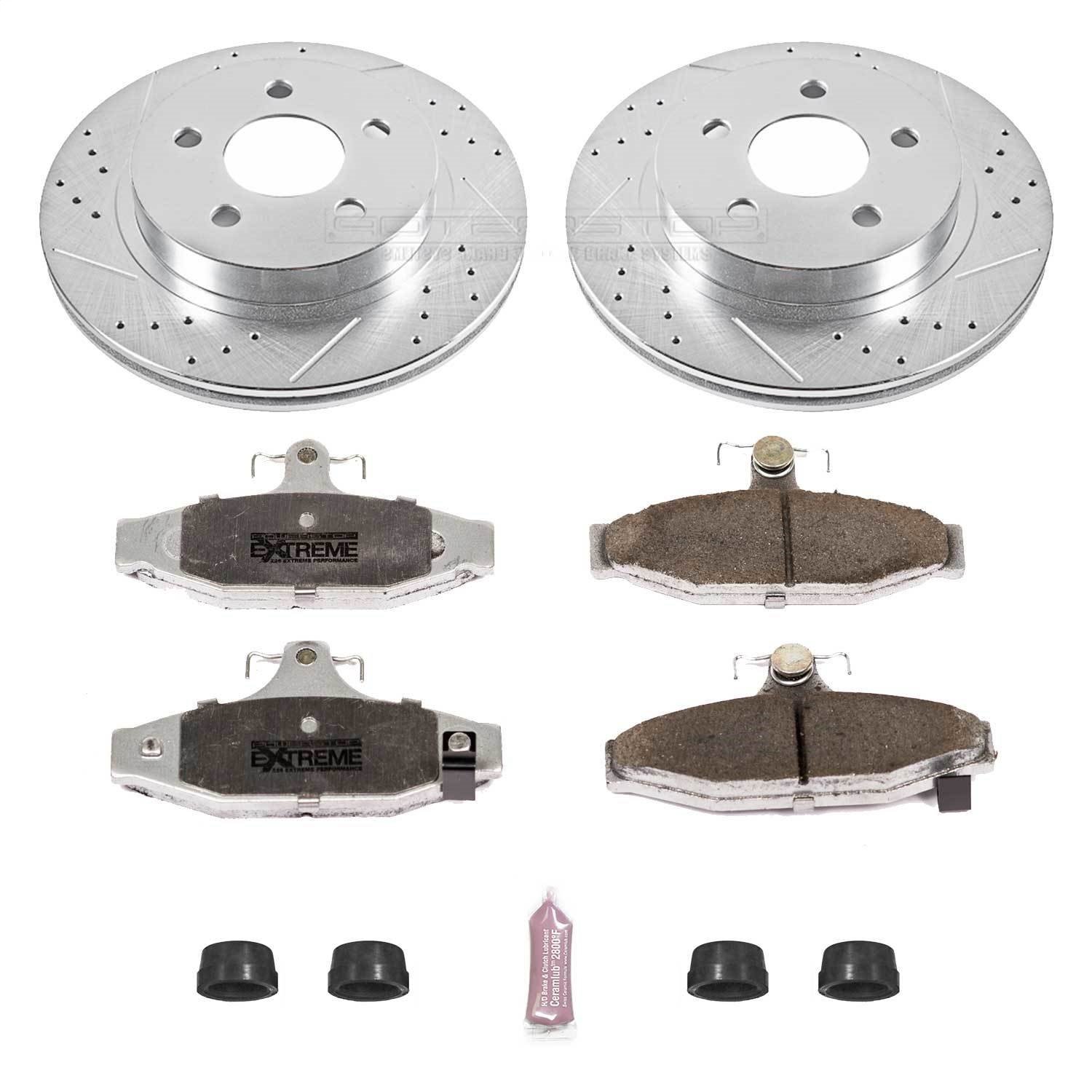 Z26 Brake Pads & Rotor Kit for Street