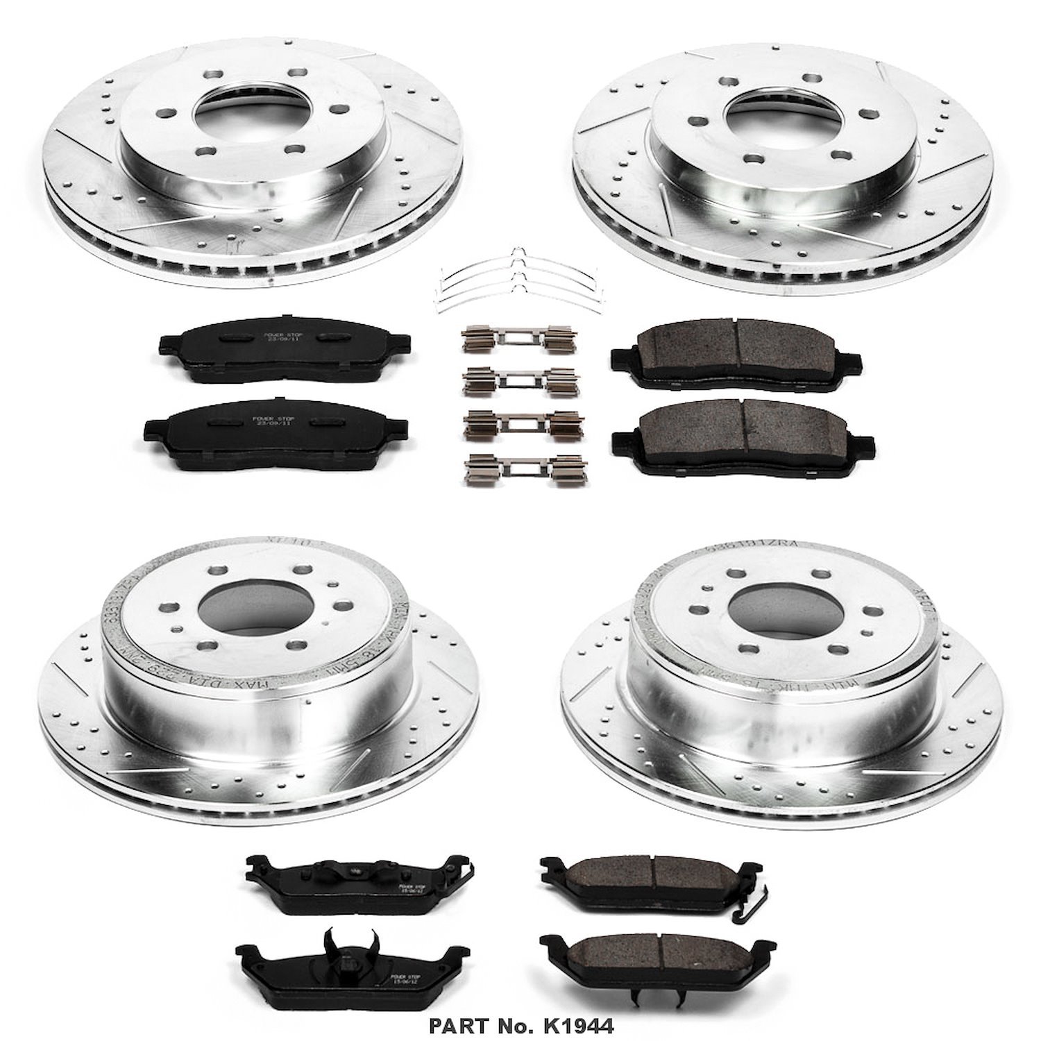 High Performance Brake Pads & Rotor Kit