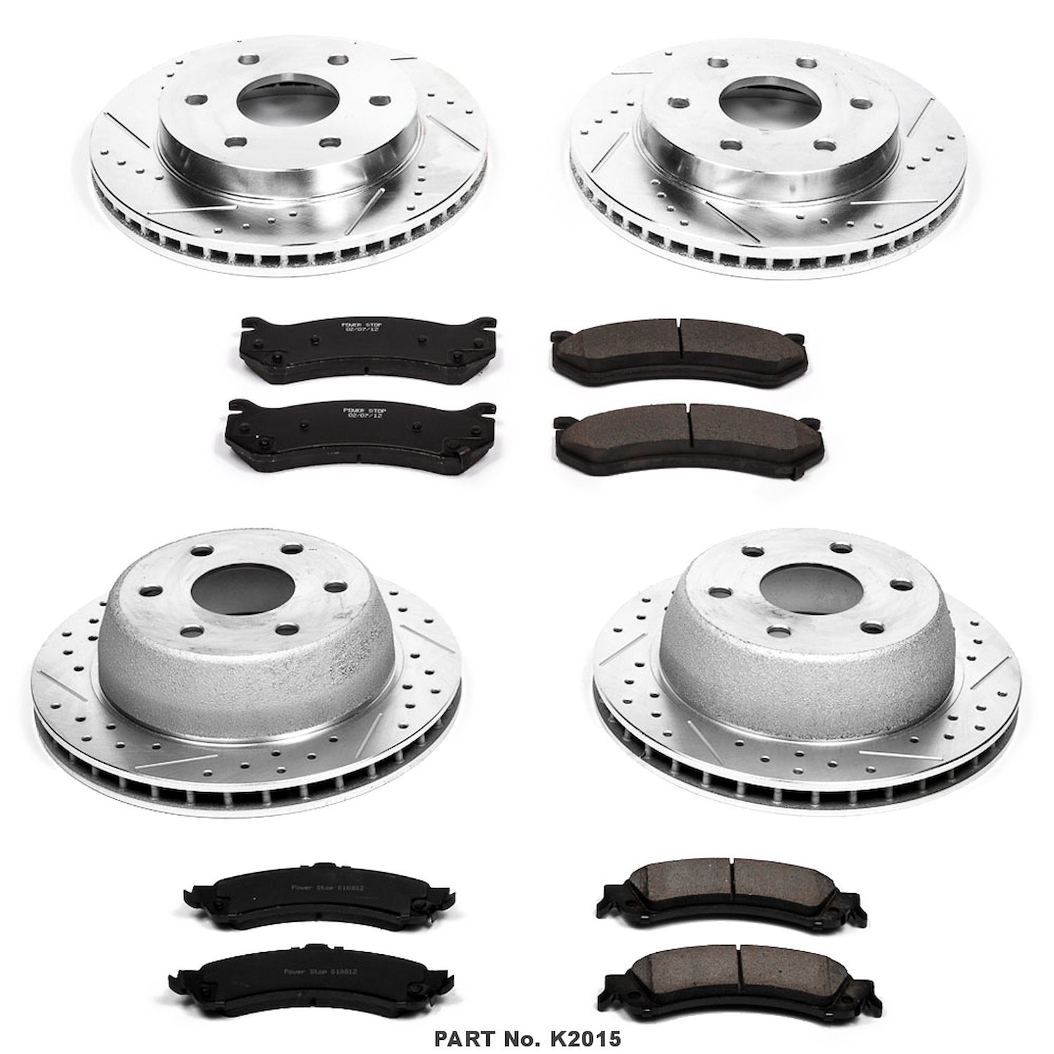 High Performance Brake Pads & Rotor Kit