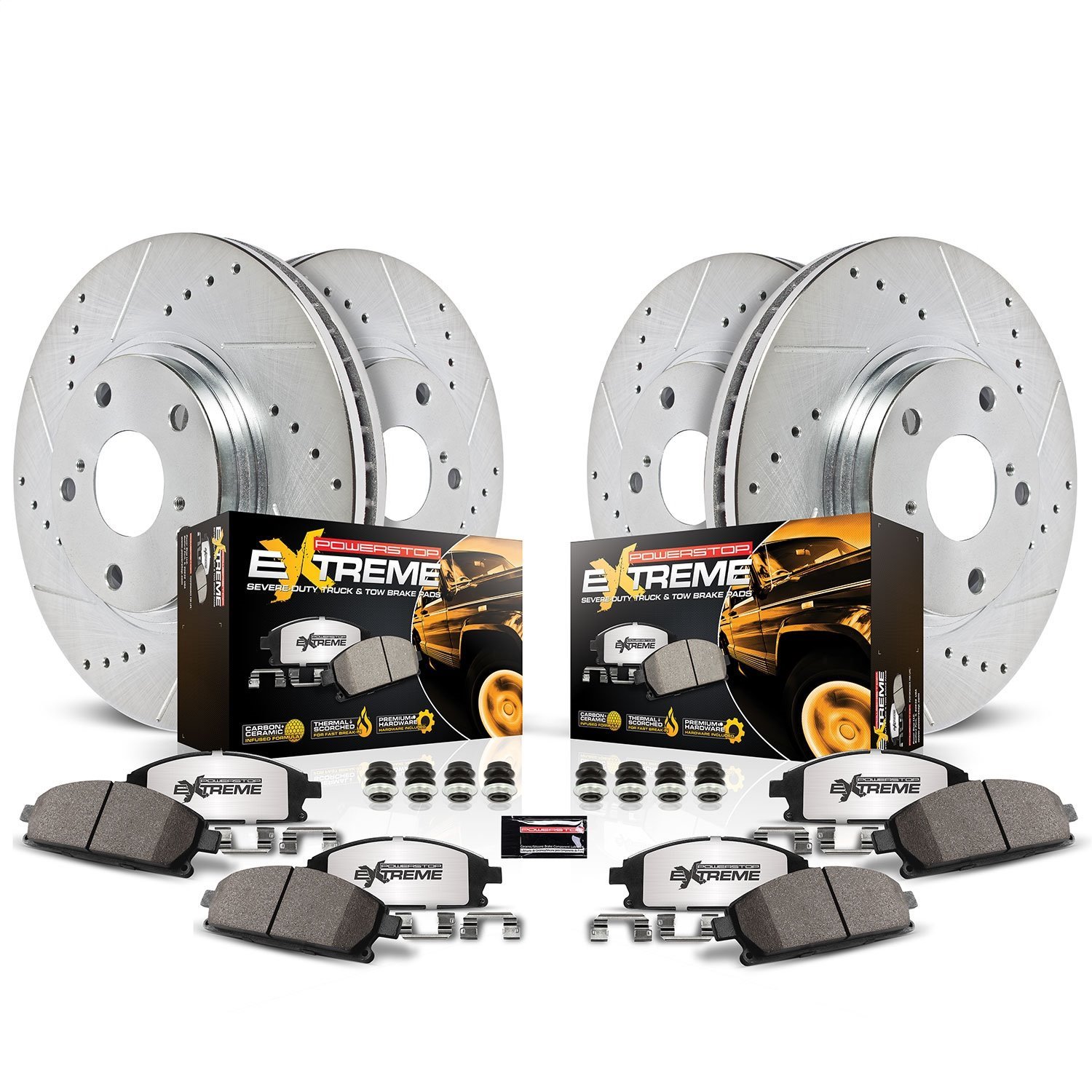 Z36 Truck and Tow Brake Pads & Rotor Kit