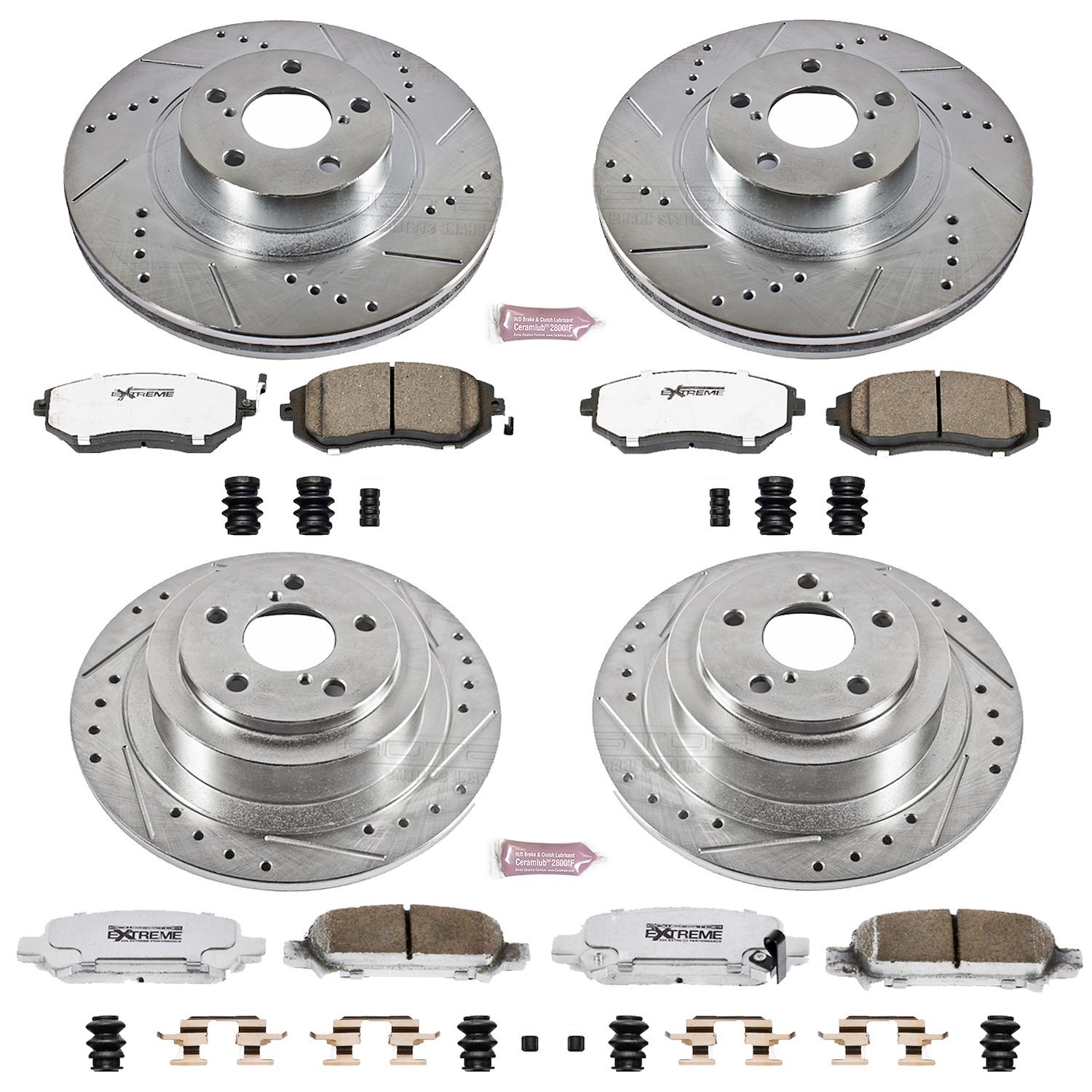 Z26 Brake Pads & Rotor Kit for Street